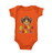 Haase Unlimited Gobble Gobble - Football Turkey Autumn Bodysuit -Orange  Newborn-