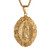 AsAlways 18K Gold plated Miraculous Medal Charm Blessed Our Lady of Guadalupe Pendant