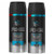 2 Pack Axe Ice Chill for Men Deodorant Body Spray  150ml -5-07 oz-