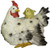 Design Toscano Barnyard Mother Hen and Baby Chick Statue