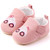 FEETCITY First Walkers Baby Infant Shoes Boys Girls Sneakers Sock Top Slippers Cartoon Crib Shoes 12-18 Months Pink Car