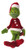 Ruz Santa Grinch Classic Bendable Poseable Plush Figure