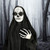 Haunted Hill Farm HHLADY-1FLSA Life Size Animatronic Reaper  Indoor-Outdoor Halloween Decoration  Multi
