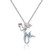 luomart Little Mermaid Necklaces for Girls Birthstone Pendant Jewelry Gifts Set for Kids Women Teens Children -Girls Mix-