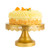 10In Gold Cake Stand Round Cupcake Stands Pedestal Display Metal Dessert Display Cake Stands Vintage Cake Rack Dessert Fruit Serving Plate for Birthda