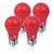 Bioluz LED Red Light Bulbs 60W Replacement Non-Dimmable A19 LED Bulbs 4-Pack