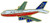 Boeing 747 Side View Commercial Aircraft Airplane Hat or Lapel Pin