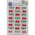 Wilton 24 Count Bow Ties and Glasses Mini Icing Decorations
