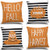 RUOAR Set of 4 Home Fall Buffalo Check Plaid Pumpkin Maple Leaf Throw Pillow Cover  18 x 18 Inch Autumn Give Thanks Gather Farmhouse Cushion Case for