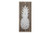 Creative Co-op Wood and Embossed Metal Pineapple Wall Décor