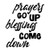 Prayers Go Up Blessing Come Down NOK Decal Vinyl Sticker -Cars Trucks Vans Walls Laptop-Black-5-5 x 5-0 in-NOK399
