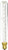 Bulbrite Incandescent T6-5 Candelabra Screw Base -E12- Light Bulb  9 Watt  Clear