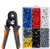 Eventronic Crimper Plier Set  Self-Adjustable Ratchet Wire Crimping Tool with 2000 Wire Terminal Crimp Connectors and Wire End Ferrule