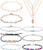 CARSHIER 9PCS Vsco Girls Shell Choker Necklaces for Women Girls Handmade Hawaii Beads Sea Shell Beach Vsco Choker Necklace Jewelry Set