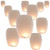 30 Pack Sky Lanterns Paper Chinese Lanterns 100 Biodegradable Environmentally Friendly  Flying Wish Lanterns for Wedding  New Year  Birthday Party Ce