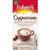 Folgers Cappuccino Mocha Chocolate Instant Coffee Beverage Mix  4 Single Serve Packets