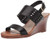 Cole Haan Womens PAIVA Grand Wedge Sandal  Black Leather  11 B US