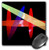 3dRose Colorful Lazer Lights - Mouse Pad  8 by 8 inches -mp-101153-1-