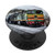 Colorful Steam Train Locomotive Background Steam Engine Rail PopSockets Grip and Stand for Phones and Tablets