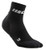 Womens Compression Socks - CEP Ultralight Short Socks  Black-Grey IV