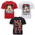 Disney Mickey Mouse Big Boys 3 Pack T-Shirts Short Sleeves White-Red-Black 7-8