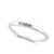 Sterling Silver Thin Stackable Hope Ring - Size 5