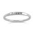 Sterling Silver Thin Stackable Dream Ring - Size 9