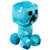 JINX Minecraft Happy Explorer Charged Creeper Plush Stuffed Toy  Blue  7 Tall