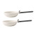 BBQ Passion Grill Pan with Handle Set of 2 by Villeroy & Boch - Premium Porcelain - Made in Germany - Dishwasher and Microwave Safe - 11.75 Ounce Capacity
