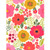 Coral Floral Plastic Table Cover  54 x 102 I 6 Ct-