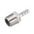 uxcell Stainless Steel Barb Hose Fitting Connector 8mm Barbed X G1-2 Male Pipe 3pcs
