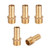 uxcell Brass Hose Barb Fitting Connector 10mm Barb x G1-4 Male Pipe Adapter 5Pcs