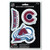 Fanmats unisex NHL Colorado Avalanche Team Decal  3-Pack Burgundy  One Size