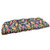 Pillow Perfect Outdoor Ash Hill Wicker Loveseat Cushion, Navy