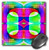 3dRose LLC 8 x 8 x 0-25 Inches Digital Abstract 3 by Angle and Spot Mouse Pad -mp-10904-1-