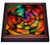 3dRose Digital Artwork Design Trivet with Ceramic Tile  8 by 8  Brown