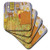 3dRose Van Goghs Bedroom in Arles by Vincent Van Gogh - Ceramic Tile Coasters  set of 4