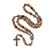 Intercession Our Father Sacred Handmade Solid Wood Rosary -Sacred Heart - Walnut-