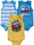 Disney Baby Boys Newborn Mickey Mouse Sleeveless Bodysuit -3 Pack-  Size 6-9 Months  Surfin Mickey Disney Baby Boys Newborn Mickey Mouse Sleeveless Bodysuit -3 Pack-  Size 6-9 Months  Surfin Mickey