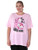 Disney Womens Plus Size T-Shirt Alice in Wonderland Cheshire Cat -ICY Pink  1X-
