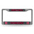 NCAA Rico Industries Bling Chrome License Plate Frame with Glitter Accent  Nebraska Cornhuskers