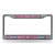 NCAA Rico Industries Bling Chrome License Plate Frame with Glitter Accent  Washington State Cougars