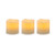 Darice Battery Operated LED Wax Pillar Candle Set 3 Piece