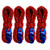 DPLUS Reflective Nylon Cord  Tent Guyline Rope for Camping Tent  Outdoor Packaging -Red-