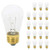 DYSMIO S14 Light Bulbs for String Lights -11 Watt E26 Medium Base S14 Warm Replacement Clear Glass Bulbs for Commercial Grade Outdoor Patio Garden Vin