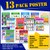Educational Posters for Kids and Toddlers  Pack of 13 Large Laminated -11 X 17- Early Learning Posters for Preschool Homeschool and Kindergarten I Alp