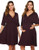 Ekouaer 3 in 1 Delivery-Labor-Nursing Nightgown Womens Maternity Hospital Gown for Delivery Breastfeeding