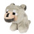 JINX Minecraft Baby Wolf Plush Stuffed Toy  Gray  8 Tall