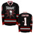 Slipknot Skull Hockey Jersey Black Medium