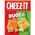 Cheez-It Duoz Baked Snack Crackers - Sharp Cheddar and Parmesan 12-4 oz- -Pack of 2-
